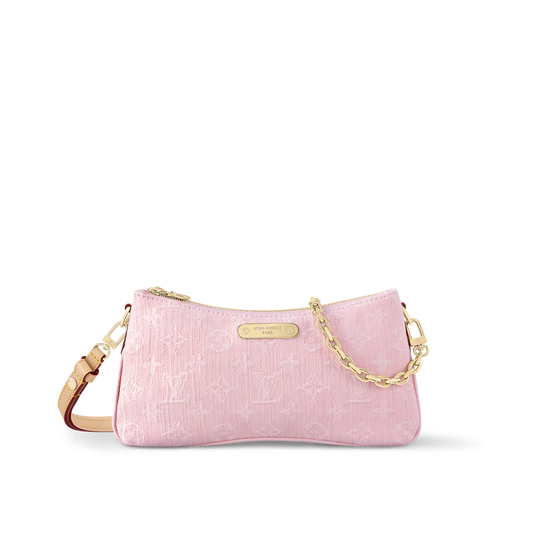 Pochette Pink Denim Bag