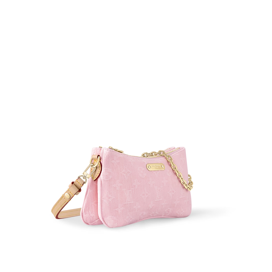 Pochette Pink Denim Bag