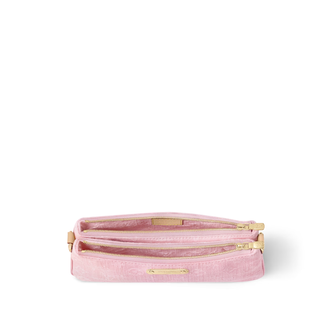 Pochette Pink Denim Bag